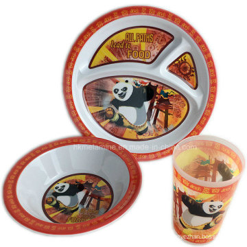 3PCS Melamine Kids Dinner Set